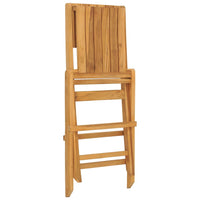 Thumbnail for Gartenstühle 2 Stk. Klappbar 47x61x90 cm Massivholz Teak