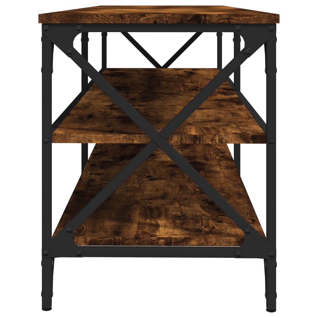 TV-Schrank Räuchereiche 140x40x50 cm Holzwerkstoff