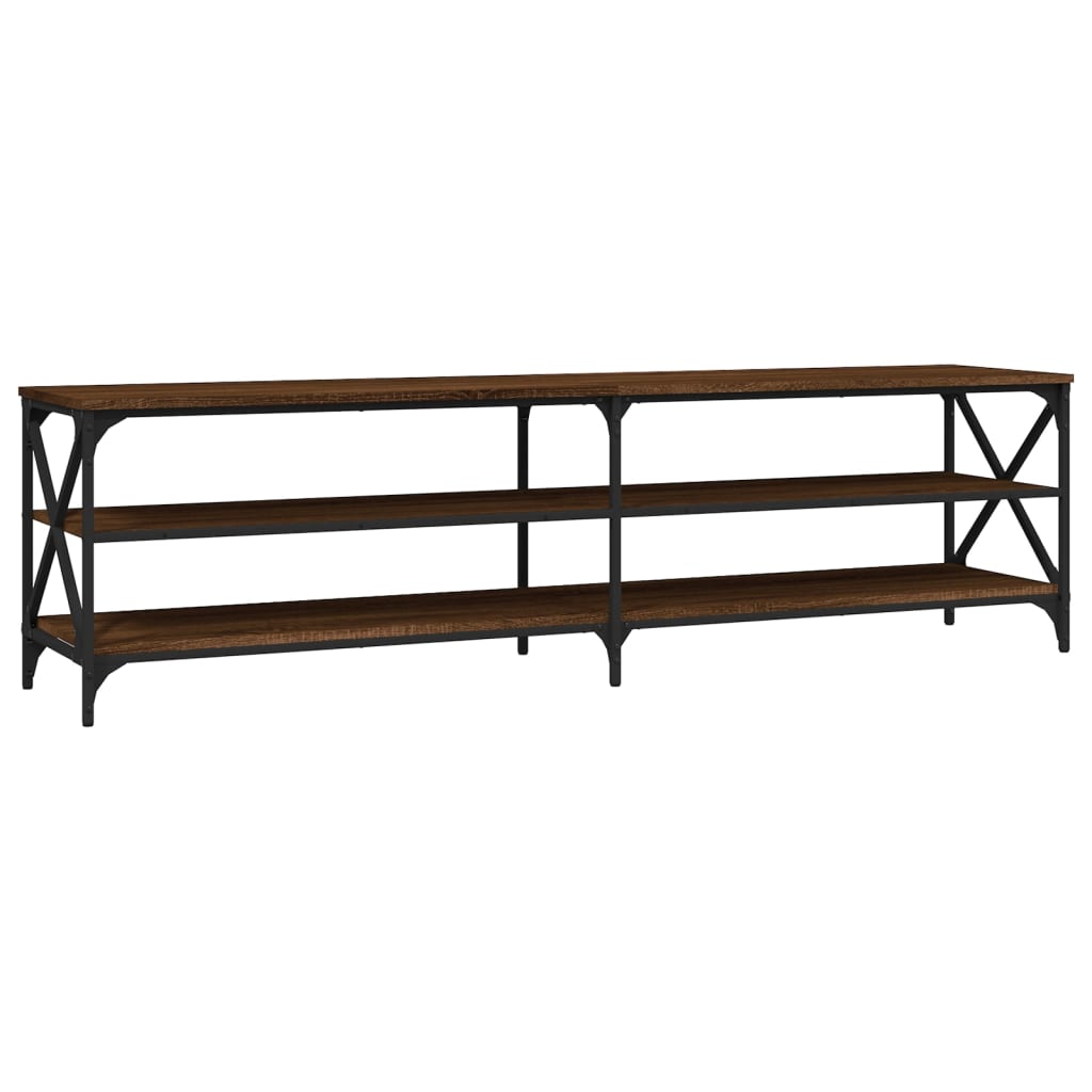 TV-Schrank Braun Eichen-Optik 180x40x50 cm Holzwerkstoff