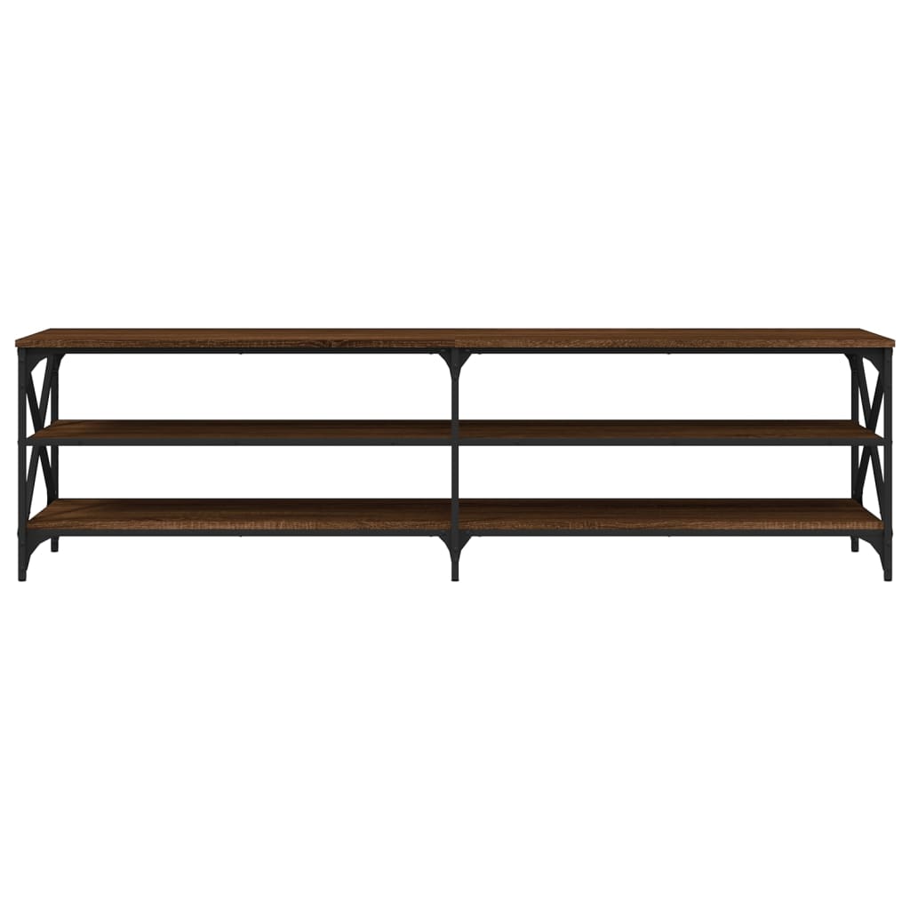 TV-Schrank Braun Eichen-Optik 180x40x50 cm Holzwerkstoff