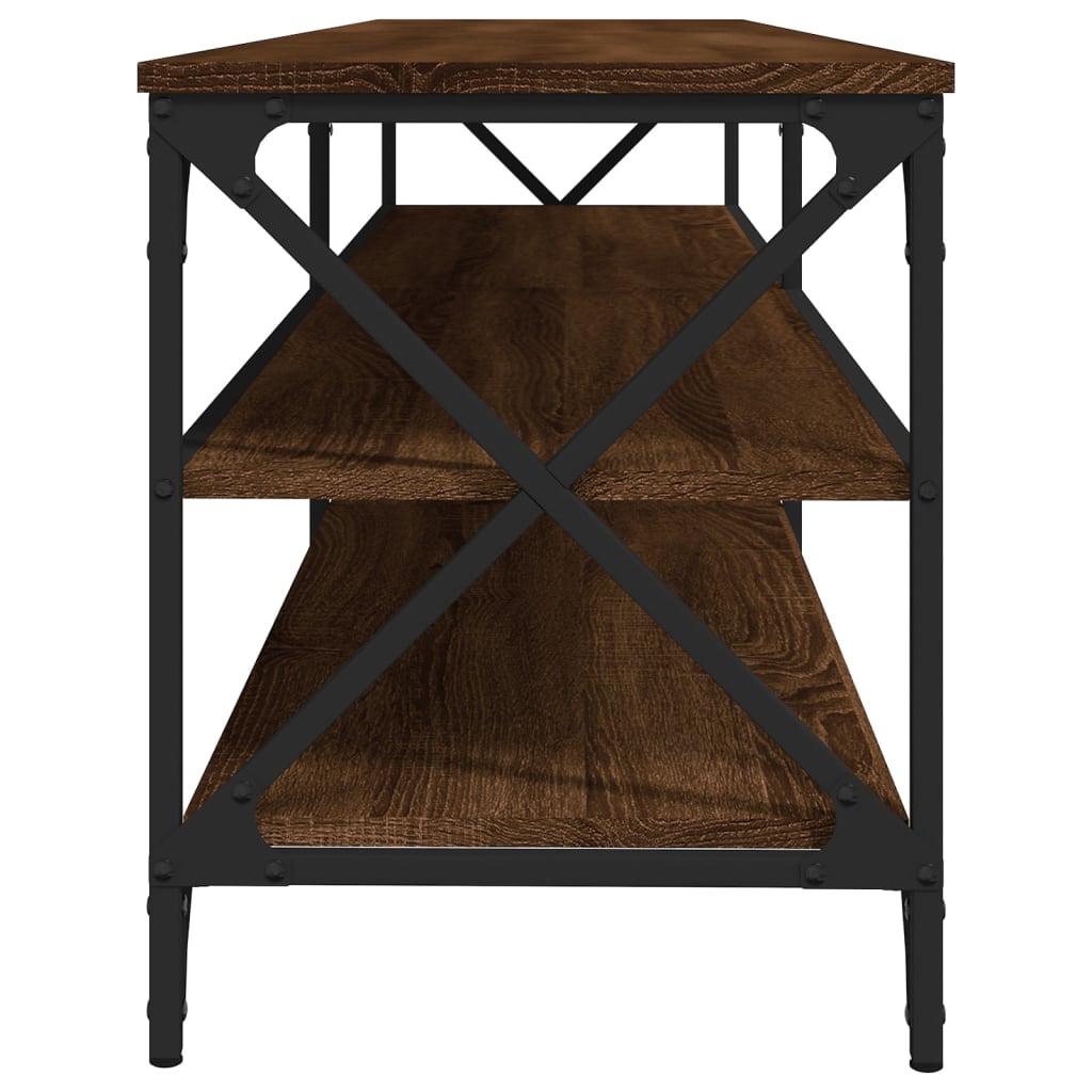 TV-Schrank Braun Eichen-Optik 180x40x50 cm Holzwerkstoff