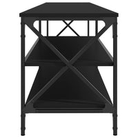 Thumbnail for TV-Schrank Schwarz 200x40x50 cm Holzwerkstoff und Metall