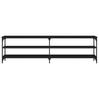 Thumbnail for TV-Schrank Schwarz 180x30x50 cm Holzwerkstoff und Metall