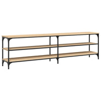 Thumbnail for TV-Schrank Sonoma-Eiche 180x30x50 cm Holzwerkstoff und Metall