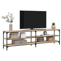 Thumbnail for TV-Schrank Sonoma-Eiche 180x30x50 cm Holzwerkstoff und Metall