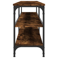 Thumbnail for TV-Schrank Räuchereiche 180x30x50 cm Holzwerkstoff und Metall