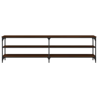 Thumbnail for TV-Schrank Braun Eiche 180x30x50 cm Holzwerkstoff und Metall