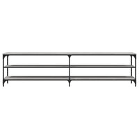 Thumbnail for TV-Schrank Grau Sonoma 200x30x50 cm Holzwerkstoff und Metall