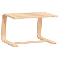 Thumbnail for Fußhocker Creme 51x41x40 cm Stoff