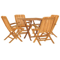 Thumbnail for 5-tlg. Garten-Essgruppe Massivholz Teak
