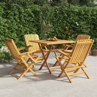 Thumbnail for 5-tlg. Garten-Essgruppe Massivholz Teak