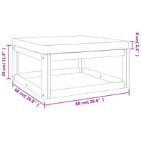Thumbnail for 6-tlg. Garten-Lounge-Set mit Taupe Kissen Massivholz