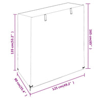 Thumbnail for Abdeckungen für Schaukelbank 2 Stk. 8 Ösen 125x90x135/165 cm
