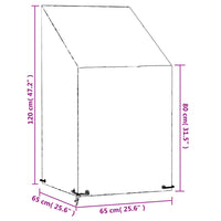 Thumbnail for Abdeckungen für Gartenstühle 2 Stk. 8 Ösen 65x65x80/120 cm