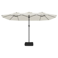 Thumbnail for Doppelsonnenschirm Sandweiß 449x245 cm