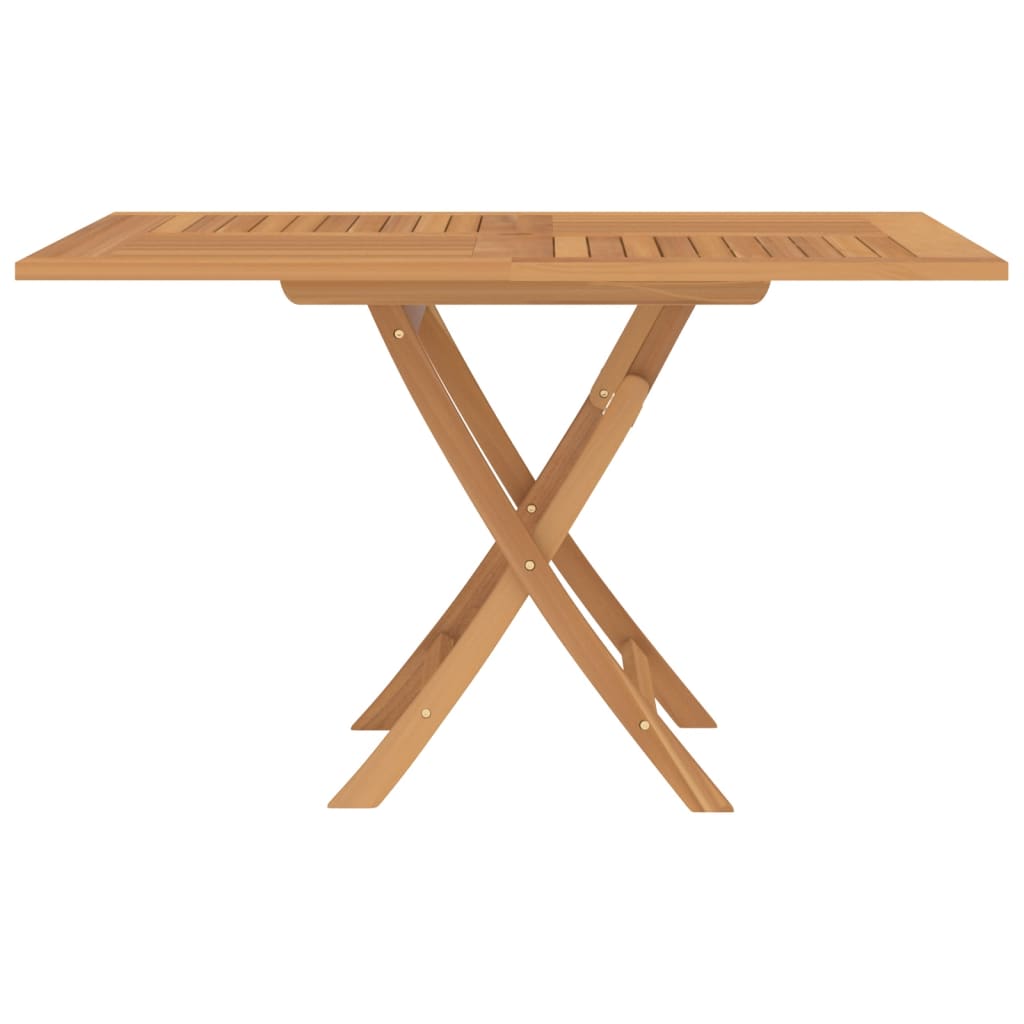 Gartentisch Klappbar 120x120x75 cm Massivholz Teak