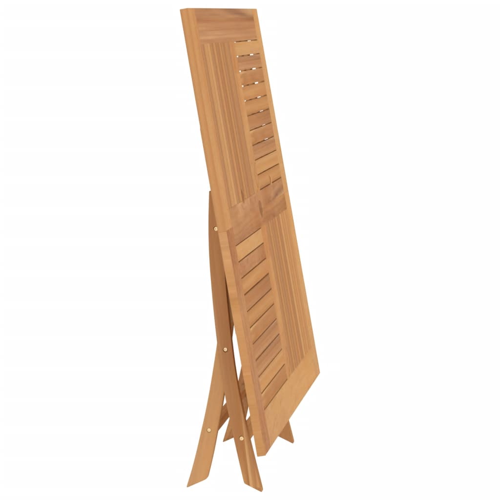 Gartentisch Klappbar 120x120x75 cm Massivholz Teak