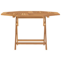 Thumbnail for Gartentisch Klappbar 120x120x75 cm Massivholz Teak
