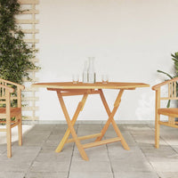 Thumbnail for Gartentisch Klappbar 120x120x75 cm Massivholz Teak