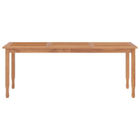 Thumbnail for Garten-Esstisch 200x90x75 cm Massivholz Teak