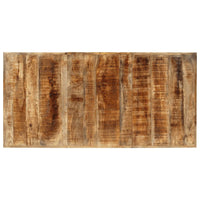 Thumbnail for Esstisch 140x70x75 cm Massives Raues Mangoholz