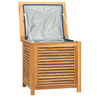 Thumbnail for Gartenbox mit Beutel 60x50x58 cm Massivholz Teak
