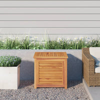 Thumbnail for Gartenbox mit Beutel 60x50x58 cm Massivholz Teak