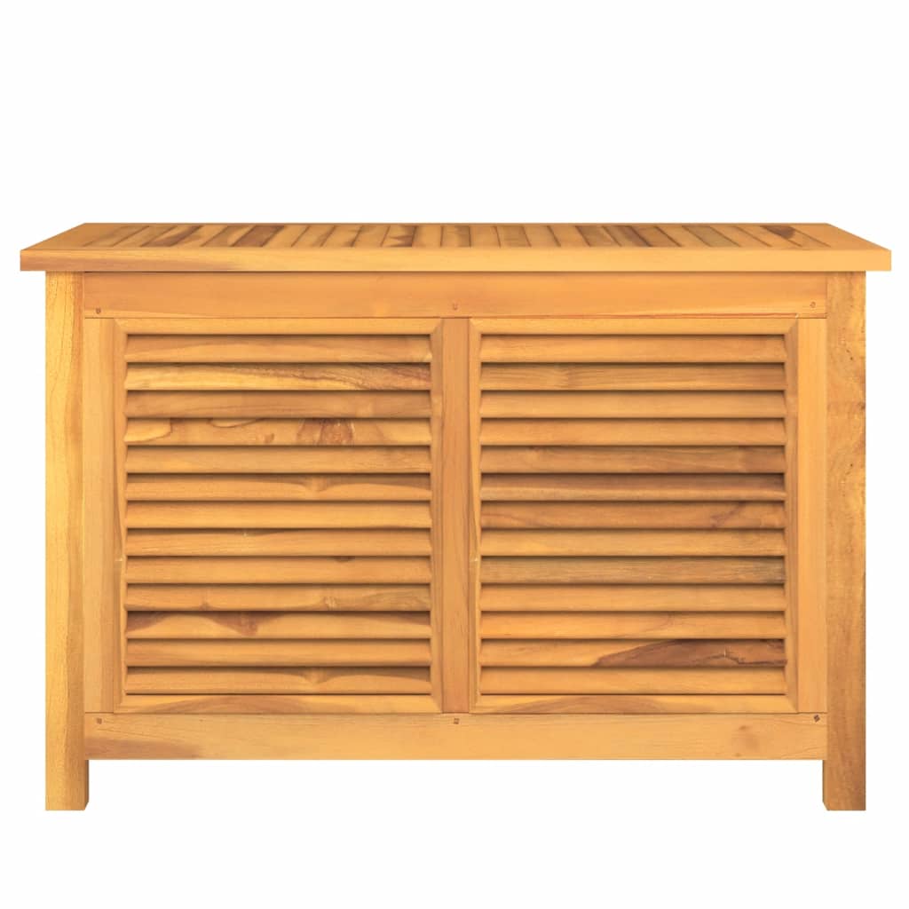 Gartenbox mit Beutel 90x50x58 cm Massivholz Teak