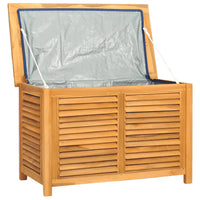 Thumbnail for Gartenbox mit Beutel 90x50x58 cm Massivholz Teak