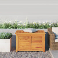Thumbnail for Gartenbox mit Beutel 90x50x58 cm Massivholz Teak