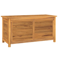 Thumbnail for Gartenbox mit Beutel 114x50x58 cm Massivholz Teak