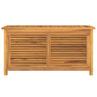 Thumbnail for Gartenbox mit Beutel 114x50x58 cm Massivholz Teak