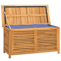 Thumbnail for Gartenbox mit Beutel 114x50x58 cm Massivholz Teak