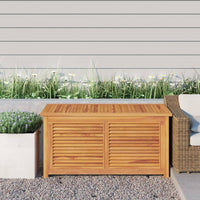 Thumbnail for Gartenbox mit Beutel 114x50x58 cm Massivholz Teak