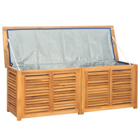Thumbnail for Gartenbox mit Beutel 150x50x53 cm Massivholz Teak