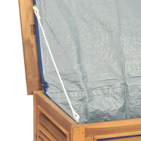 Thumbnail for Gartenbox mit Beutel 150x50x53 cm Massivholz Teak