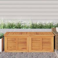 Thumbnail for Gartenbox mit Beutel 150x50x53 cm Massivholz Teak