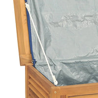 Thumbnail for Gartenbox mit Beutel 175x50x53 cm Massivholz Teak