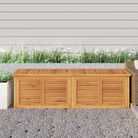 Thumbnail for Gartenbox mit Beutel 175x50x53 cm Massivholz Teak