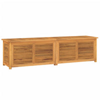Thumbnail for Gartenbox mit Beutel 200x50x53 cm Massivholz Teak
