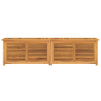Thumbnail for Gartenbox mit Beutel 200x50x53 cm Massivholz Teak