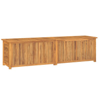 Thumbnail for Gartenbox mit Beutel 200x50x53 cm Massivholz Teak