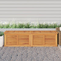 Thumbnail for Gartenbox mit Beutel 200x50x53 cm Massivholz Teak