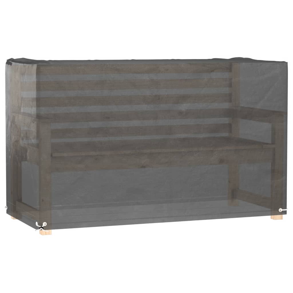 Gartenmöbel-Abdeckung 8 Ösen 125x55x75 cm Rechteckig