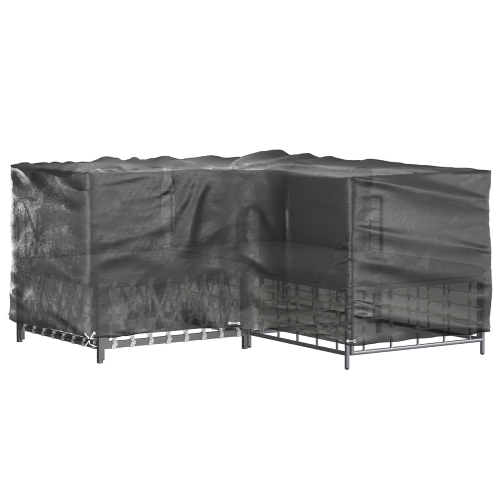 Gartenmöbel-Abdeckung in L-Form 16 Ösen 215x215x90 cm
