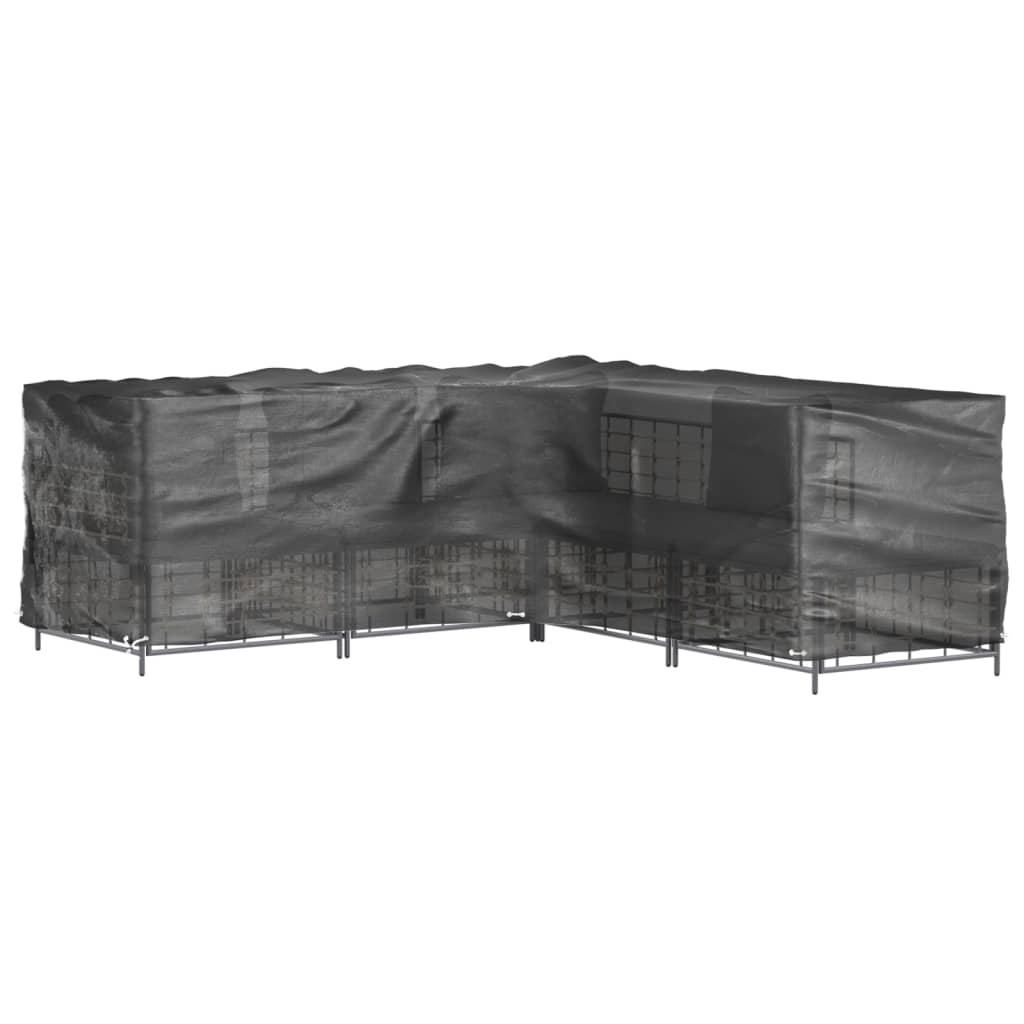 Gartenmöbel-Abdeckung in L-Form 16 Ösen 285x285x70 cm