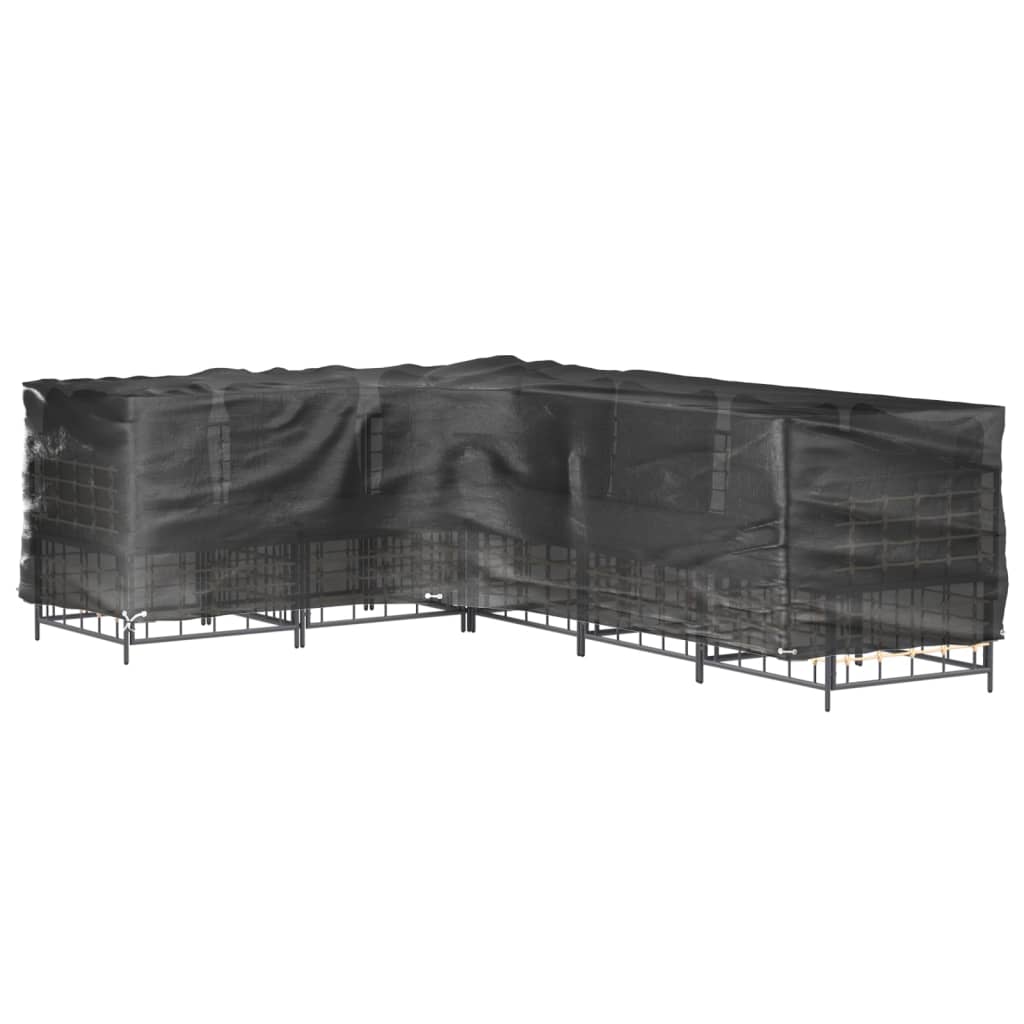 Gartenmöbel-Abdeckung in L-Form 16 Ösen 260x210x80 cm