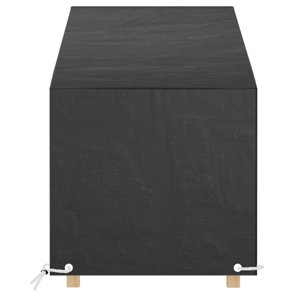 Abdeckung für Sonnenliege 12 Ösen 205x75x40/70 cm Polyethylen