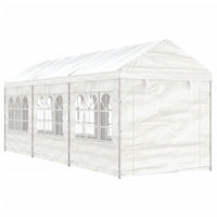 Thumbnail for Pavillon mit Dach Weiß 6,69x2,28x2,69 m Polyethylen