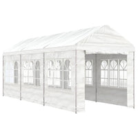 Thumbnail for Pavillon mit Dach Weiß 6,69x2,28x2,69 m Polyethylen